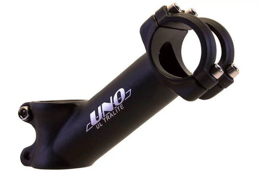 Купить Вынос руля Uno AS-009 A-HEAD алюминий 1.1/8" фрезерованный. 25.4 мм 135 мм. 35°. черный. упаковка с доставкой по Украине