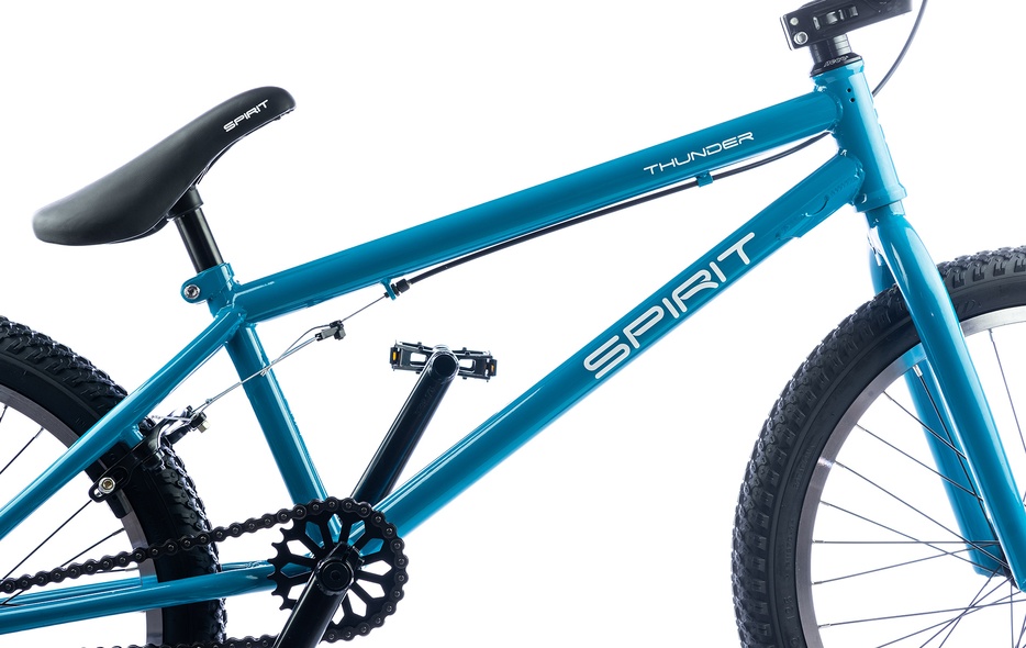 Купить Велосипед Spirit Thunder 20", рама Uni, голубой/глянец, 2021 с доставкой по Украине