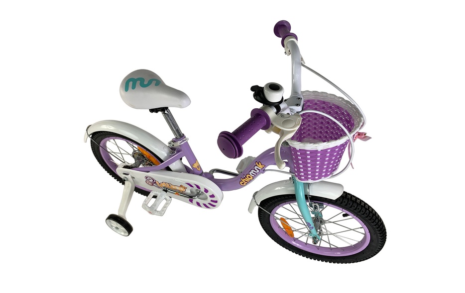 Купить Велосипед детский RoyalBaby Chipmunk MM Girls 18", OFFICIAL UA, фиолетовый с доставкой по Украине
