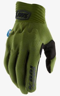 Перчатки Ride 100% COGNITO Glove - Smart Shock&reg; (Army Green), S (8)