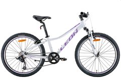 Купити Велосипед 24" Leon JUNIOR AM Vbr 2022 (белый с сиреневым) з доставкою по Україні
