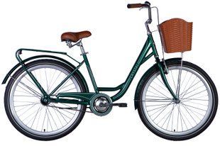 Купити Велосипед ST 26" Dorozhnik CRYSTAL BH рама-17" темно-зелений з сiрим 2024 з доставкою по Україні
