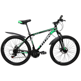 Купить Велосипед Titan Energy 29" Черный-Зеленый-Белый L (170-185 см) с доставкой по Украине