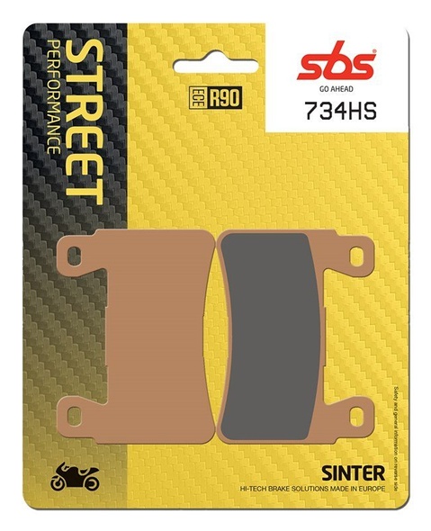 Колодки гальмівні SBS Performance Brake Pads, Sinter (734HS)