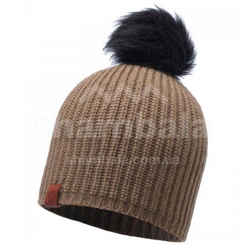 KNITTED HAT ADALWOLF brown taupe