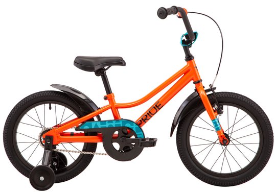 Купити Велосипед 16" Pride FLASH 16 2023 помаранчевий з доставкою по Україні