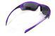 Очки защитные открытые Global Vision Hercules-7 Purple (silver mirror) зеркальные серые