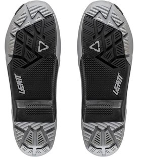 LEATT Sole GPX 4.5 / 5.5 Boots ENDURO Pair (Grey/Black), 12.5