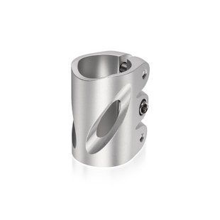 Хомут на кермо для трюкового самоката Hipe H01( IHC / SCS), silver matte