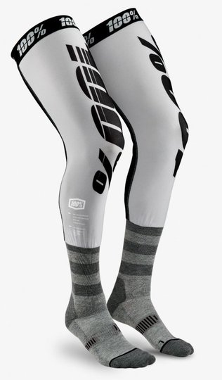 Шкарпетки Ride 100% REV Knee Brace Performance Moto Socks (Grey), L/XL, L/XL