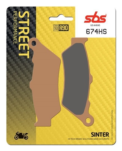 Колодки гальмівні SBS Performance Brake Pads, Sinter (809HS)