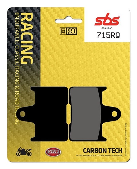 Колодки гальмівні SBS Racing Brake Pads, Carbon Tech (671RQ)
