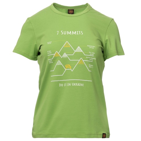 Футболка Turbat 7 Summits Wms Green (зелений), XS