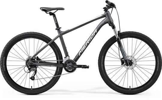 Купити Велосипед Merida 2021 BIG.NINE 60-2X L (18.5) MATT ANTHRACITE(SILVER) з доставкою по Україні