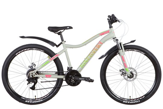 Купити Велосипед 26" Discovery KELLY AM DD 2022 (сіро-рожевий (м)) з доставкою по Україні