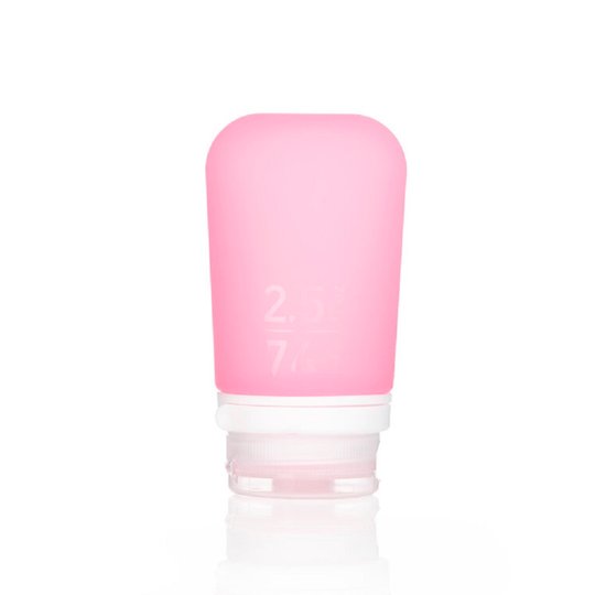 Силиконовая бутылочка Humangear GoToob + Medium pink (рожевий)