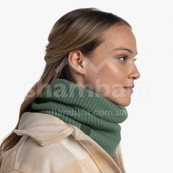 Knitted&Fleece Neckwarmer Rutger Mint шарф, One Size, Шарф-труба (Бафф), Синтетичний