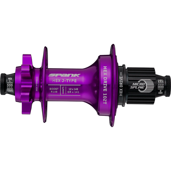 Купити Втулка задня SPANK HEX J-Type Boost R148 XD 32H, Purple з доставкою по Україні