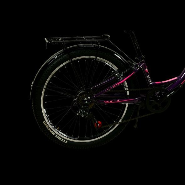 Купить Велосипед Cross Betty 24" Фиолетовый-Розовый 135-150 см с доставкой по Украине