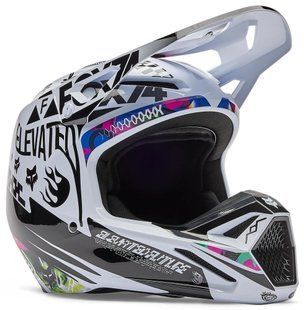 Шолом FOX V1 Helmet - IMAGE COSMO (White), S