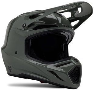 Шолом FOX V3 RS HELMET - SOLID (Dark Stone), XXL