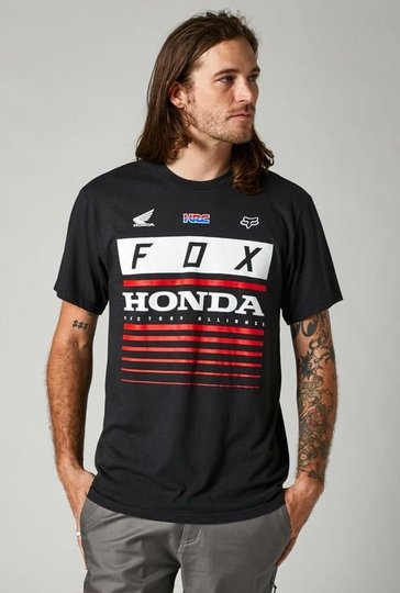 Футболка FOX HONDA HRC TEE (Black), L, L