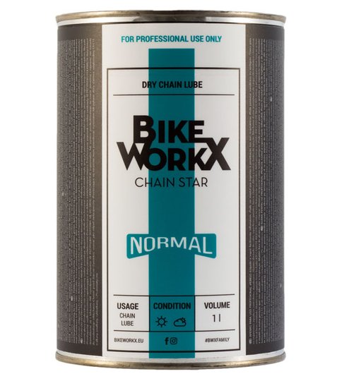 Купить Смазка для цепи BikeWorkX Chain Star “normal” банка 1L. с доставкой по Украине