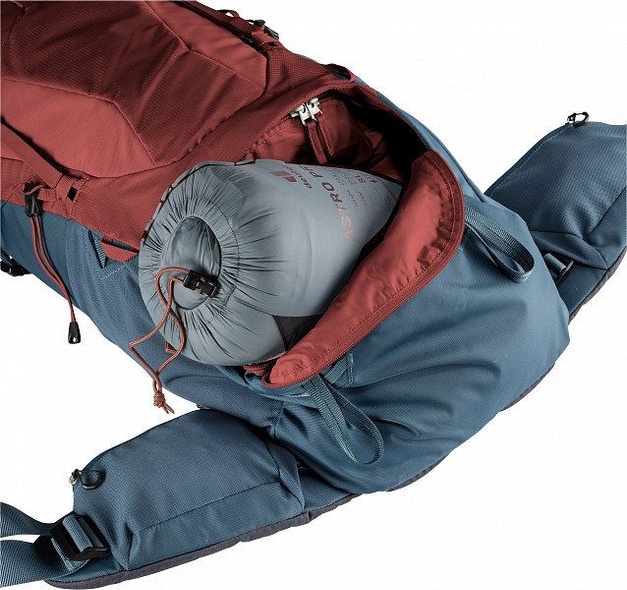 Рюкзак Deuter Aircontact Lite 40 + 10 колір 5331 redwood-arctic