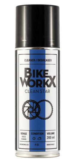 Купить Очиститель BikeWorkX Clean Star спрей 200 мл. с доставкой по Украине