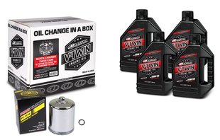 Комплект Maxima V-TWIN TWIN-CAM Quick Change Kit - Syntetic (Chrome), 20w-50