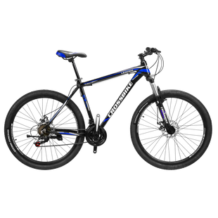 Купити Велосипед CrossBike Leader 29" Чорний-Синій L (170-185 см) з доставкою по Україні