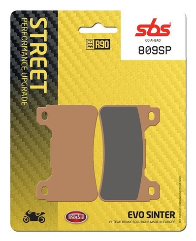 Колодки гальмівні SBS Upgrade Brake Pads, EVO Sinter (809SP)