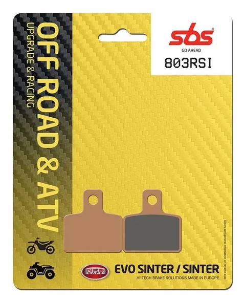 Колодки гальмівні SBS Racing Brake Pads, EVO Sinter/Sinter (671RSI)