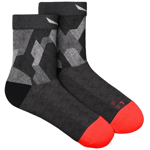 Купити Шкарпетки жіночі Salewa Pedroc Camo AM W QRT Sock, Black, 36-38 (690400911) з доставкою по Україні