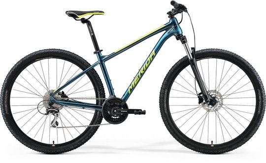 Купити Велосипед Merida BIG.SEVEN 20-2X, XS (13.5), TEAL-BLUE(LIME) з доставкою по Україні