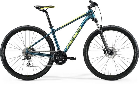 Купить Велосипед Merida BIG.NINE 20-2X, L (19), TEAL-BLUE(LIME), M (160-175 см) с доставкой по Украине