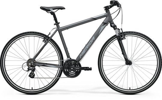 Купити Велосипед Merida CROSSWAY 10-V, L(55) SILK ANTHRACITE(GREY/BLACK) з доставкою по Україні