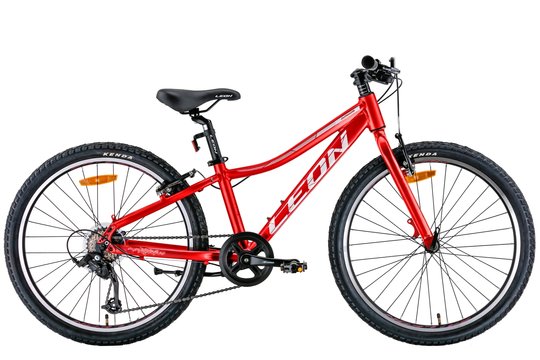 Купити Велосипед 24" Leon JUNIOR Vbr 2022 червоний з сірим з доставкою по Україні