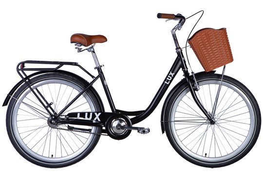 Купити Велосипед 26" Dorozhnik LUX 2024 (чорний (м)) з доставкою по Україні