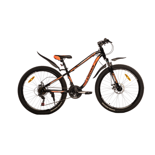 Купити Велосипед Cross RIDER 26" 13" Чорний-Помаранчевий з доставкою по Україні