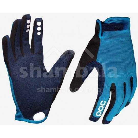 Велоперчатки POC Resistance Enduro ADJ Glove Black/Blue, р.M (PC 303358204MED1), M, Перчатки
