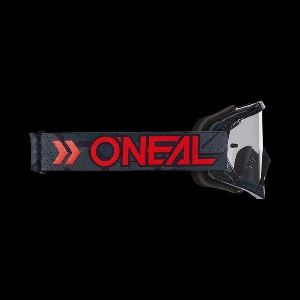 Мотоокуляри O`NEAL B-10 CAMO V.22 (Black/Red) (Clear)