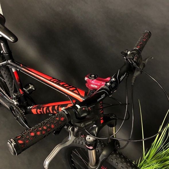 Купити Велосипед вживань 27,5" Giant Talon, M рама, чорно-червоний з доставкою по Україні