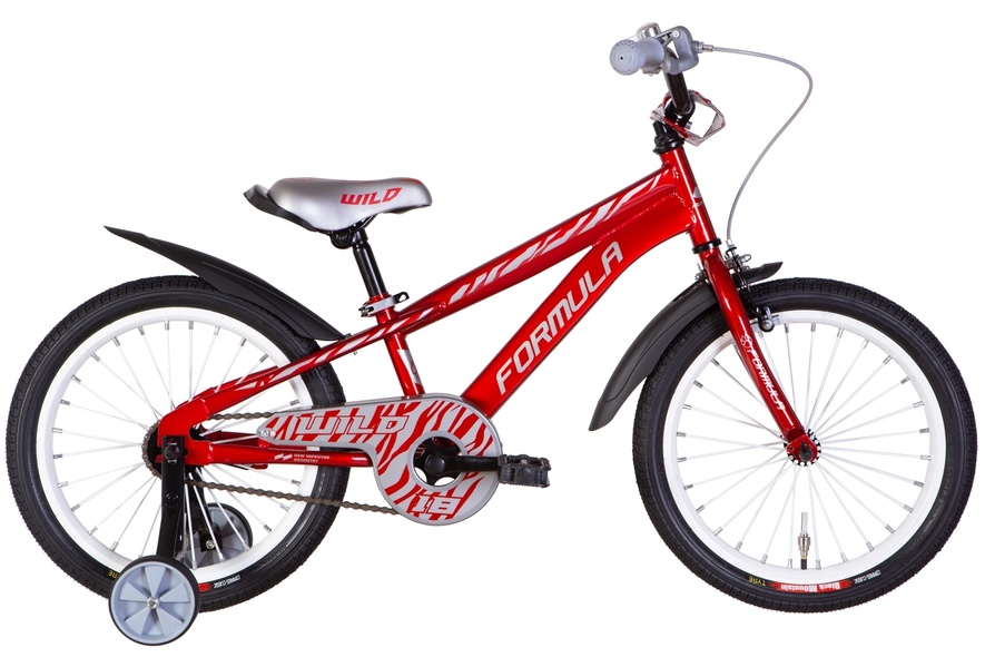 Купить Велосипед 18" Formula WILD 2022 красный с серым с доставкой по Украине