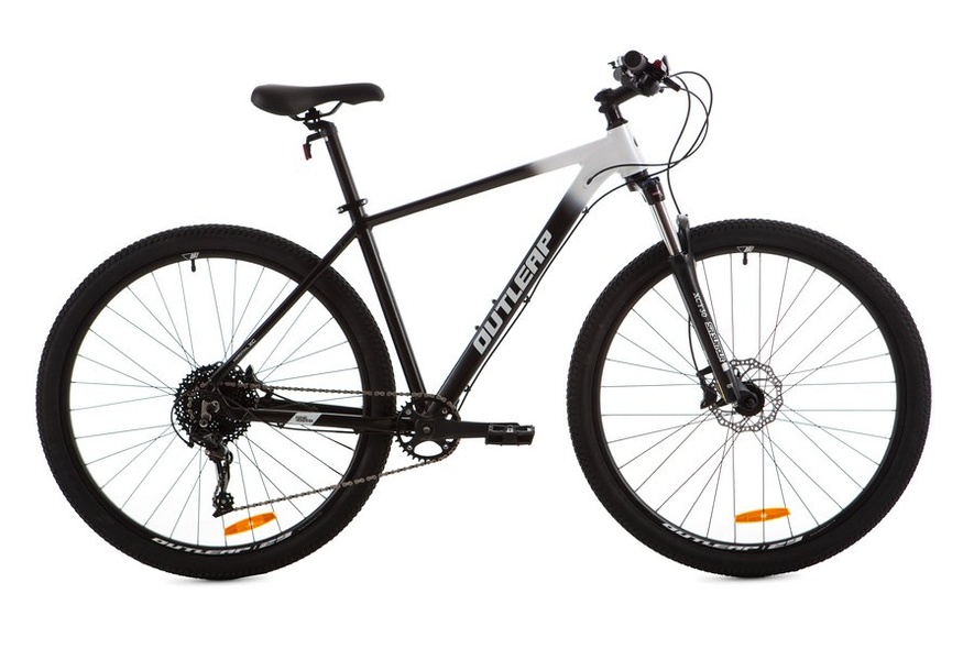 Купити Велосипед гірський 29" Outleap Radius Nine Expert XL 2021, чорно-білий з доставкою по Україні