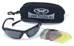 Очки защитные со сменными линзами Global Vision C-2000 Touring Kit сменные линзы