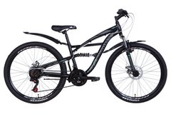 Купити Велосипед 26" Discovery TRON 2021 (черно-серый с бирюзовым (м)) з доставкою по Україні