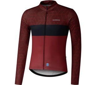 Купить Велоджерси Shimano VERTEX TEAM утепленное, бордовое, разм. L с доставкой по Украине
