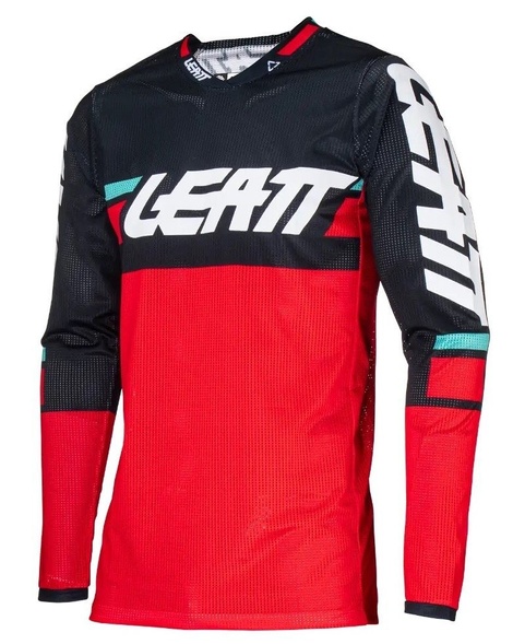 Джерсі LEATT Jersey Moto 4.5 X-Flow (Red), M, M