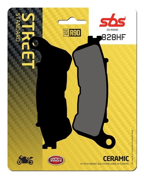 Колодки гальмівні SBS Standard Brake Pads, Ceramic (828HF)